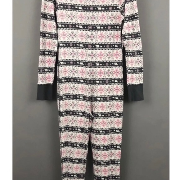 VICTORIA secret thermal one piece pajamas sz medium - Picture 3 of 6